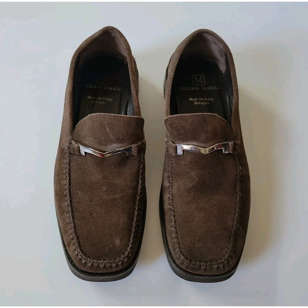 Bruno Magli features leather